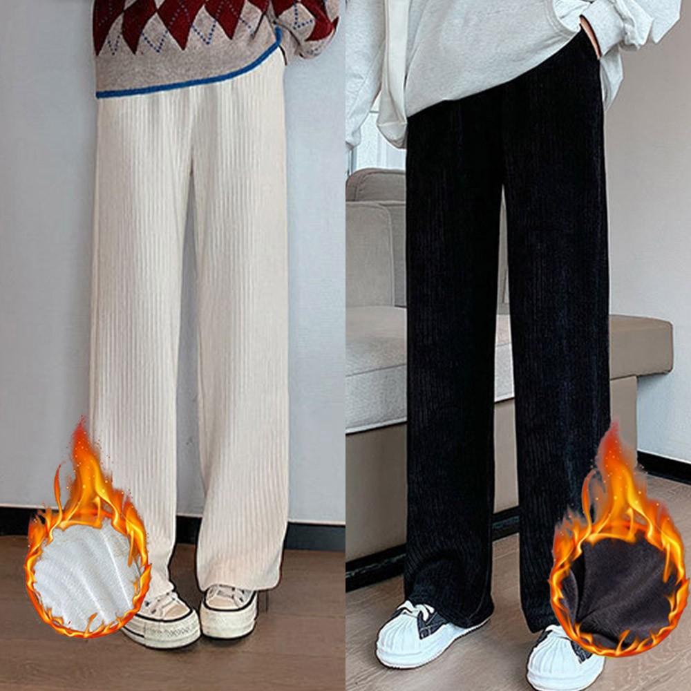 Buy Thermal Pants Warm Wide-leg Winter 