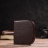 Semicircular Women's Wallet Made of Genuine Leather Flotar CANPELLINI 21835 Brown