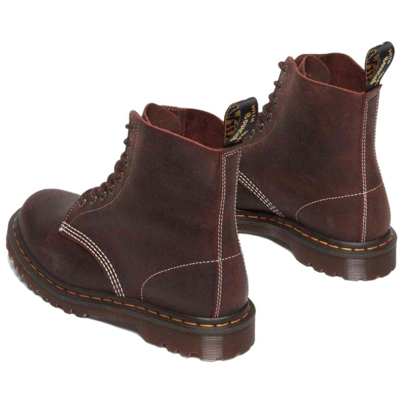 Dr. Martens 1460 Leather Fashion Simple Martin Boots Unisex Boots Red-Brown 31859749