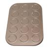 Muffin Top Pan Macaron Bakeware Pan Muffin Tray Baking Mold Carbon Steel Bakeware for Oven Baking Gold