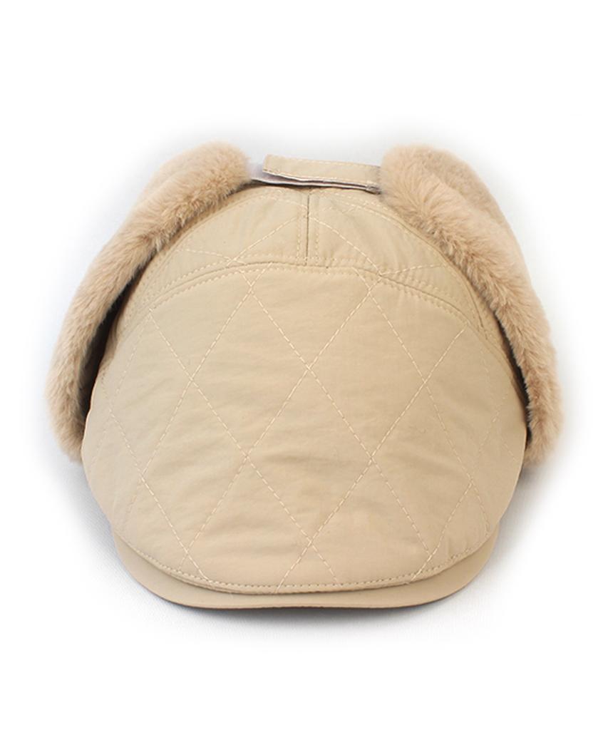 Yunibeosyeolkemiseuteuli Nubim Beige Earflap Huntingcap