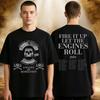 Black Label Society 2026 Motoare de Demolare Tur Negru Tricou cu Două Fețe Tricou Unisex