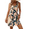 Ladies' Loose Comfortable Casual And Fashionable Summer Vest Dress With Geometric Print Dress
