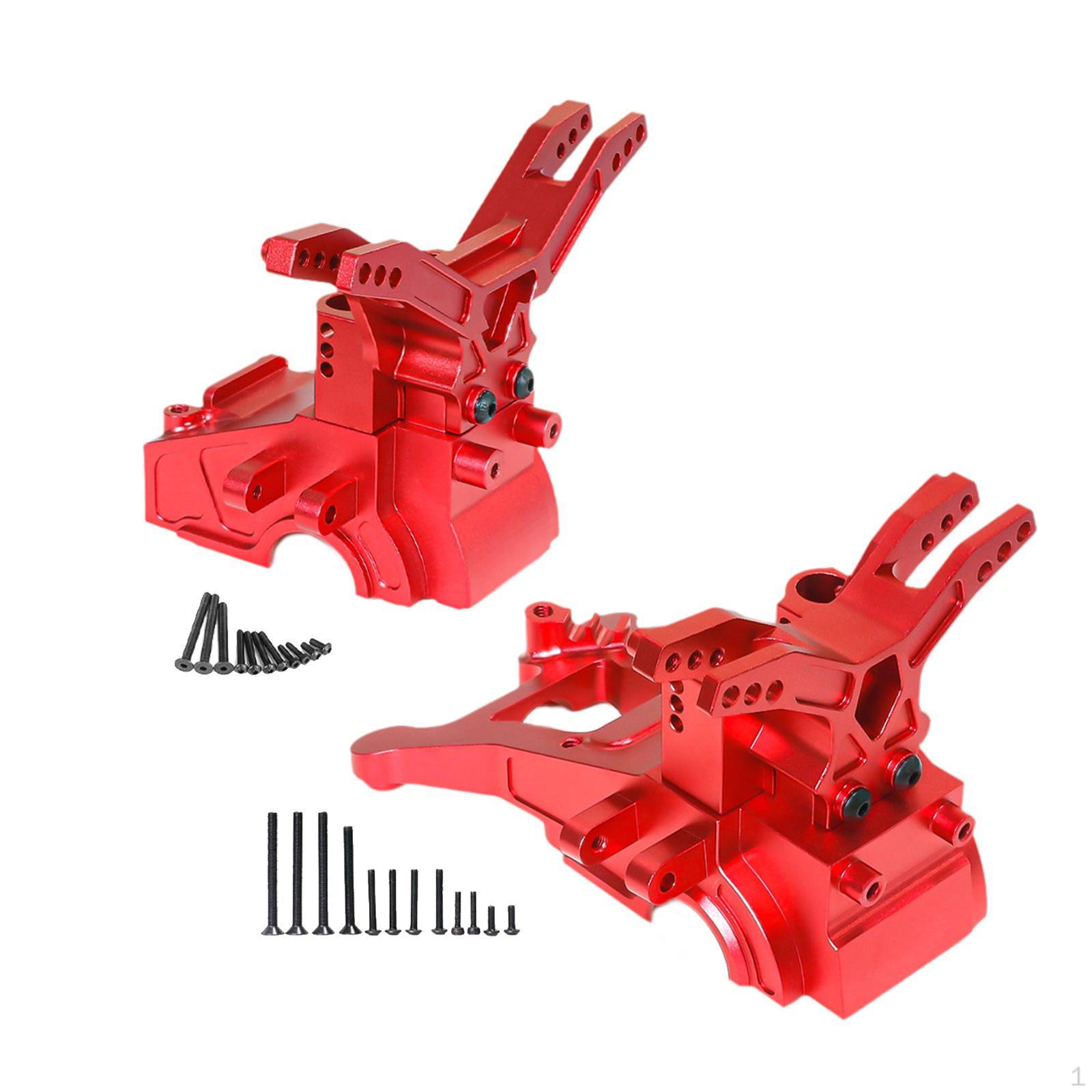 

Кришка коробки передач Корпус диференціала Міцний корпус коробки передач Деталь оновлення для 1/10 1/8 RC Car Crawler червоний