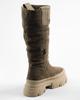 Winter Boots Evromoda 6825028 Dark Beige Suede