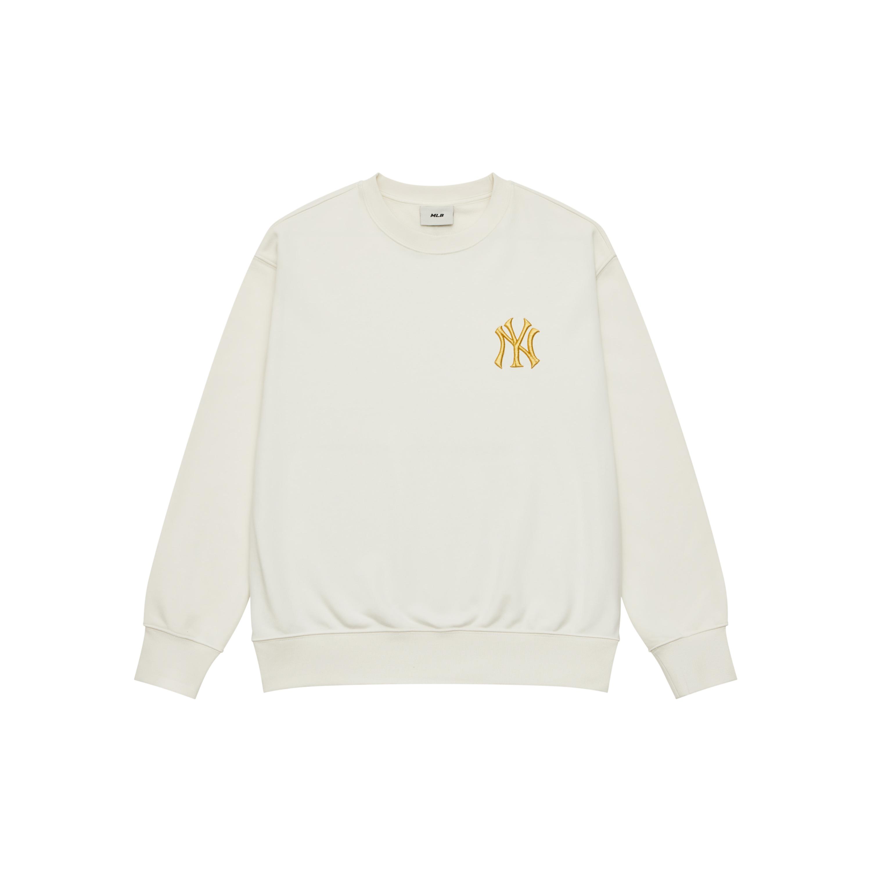 MLB SS24 Sweatshirt Unisex Cream 3AMTQ0141-50CRS M