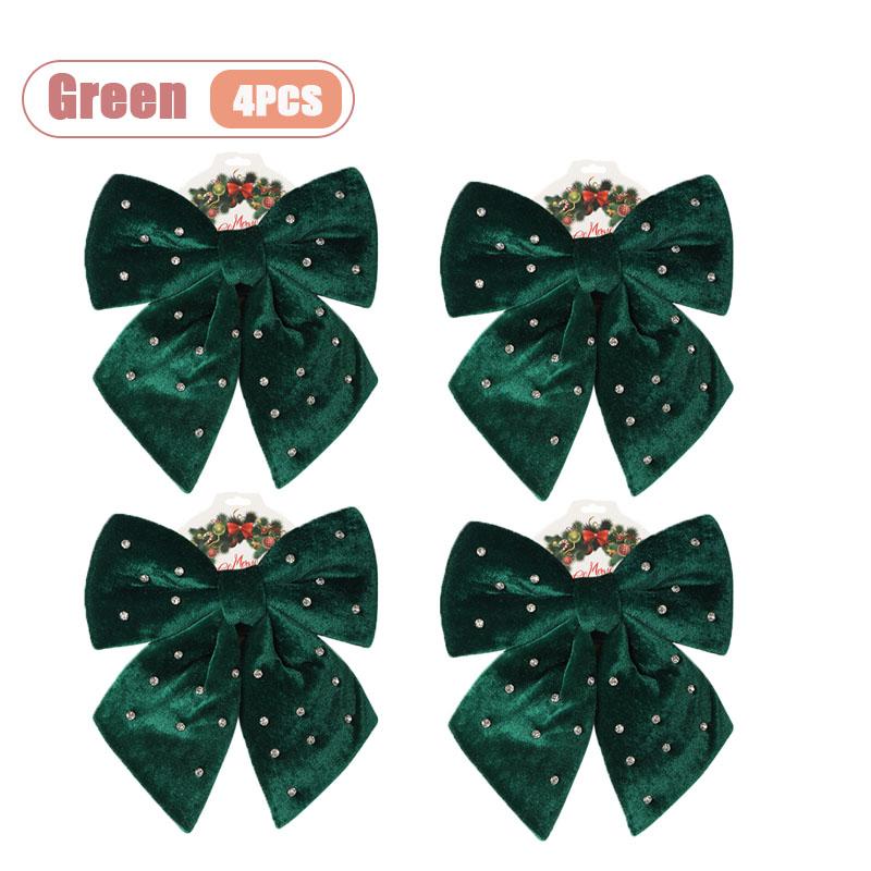 Christmas Bow Decorative Hanging Ornament for Tree Wedding and Party Decorations Perfect for Holiday and Hotel Displays
