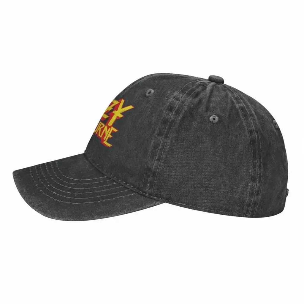 Ozzy Osbourne Denim Baseballkeps Popband Unisex Logotyp Truckerhatt Sommar Mode Rock Justerbar Baseballkepsar