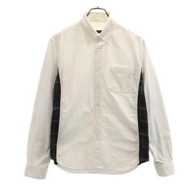 SOPHNET. Made In Japan Check Switching Long Sleeve Button Down Shirt M Men's Used