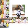 Super Soft Mini Animal Plush Keychain Pp Cotton Filled Cute Bag Decoration