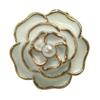 Camellia Style Colorful Metal Buttons for Blouse and Cardigan