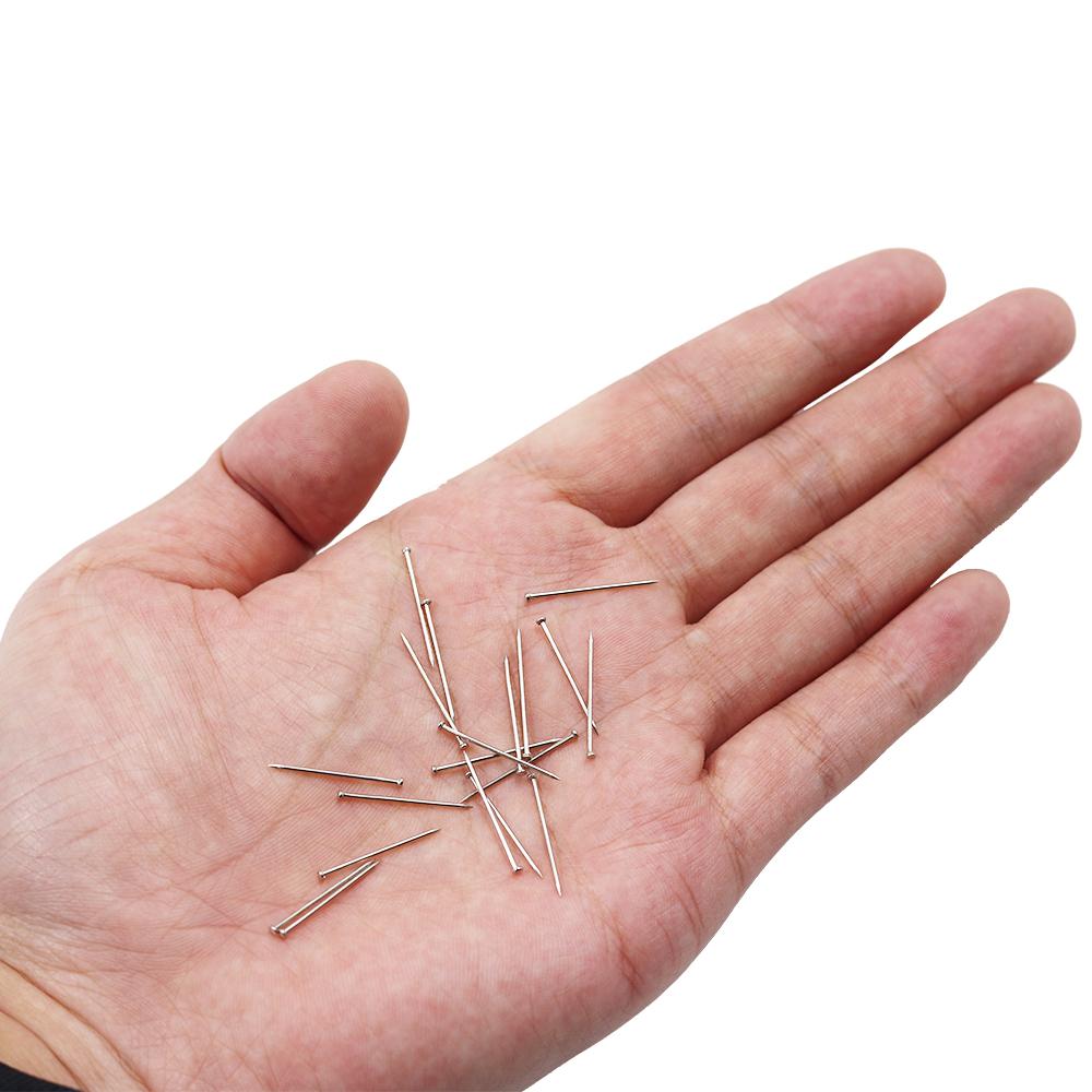 1kg/Karton 0,7mm 2cm Edelstahl Nähnadeln Schneider Gerade Satin Nadeln Feinkopf Nadeln Schmuckherstellung von Nähwerkzeugen