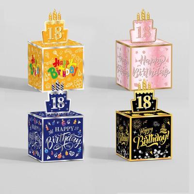 Op Voorraad Verjaardags Spaarpot Verrassing - Uittrekbaar Geldcadeau & Feestdecoratie