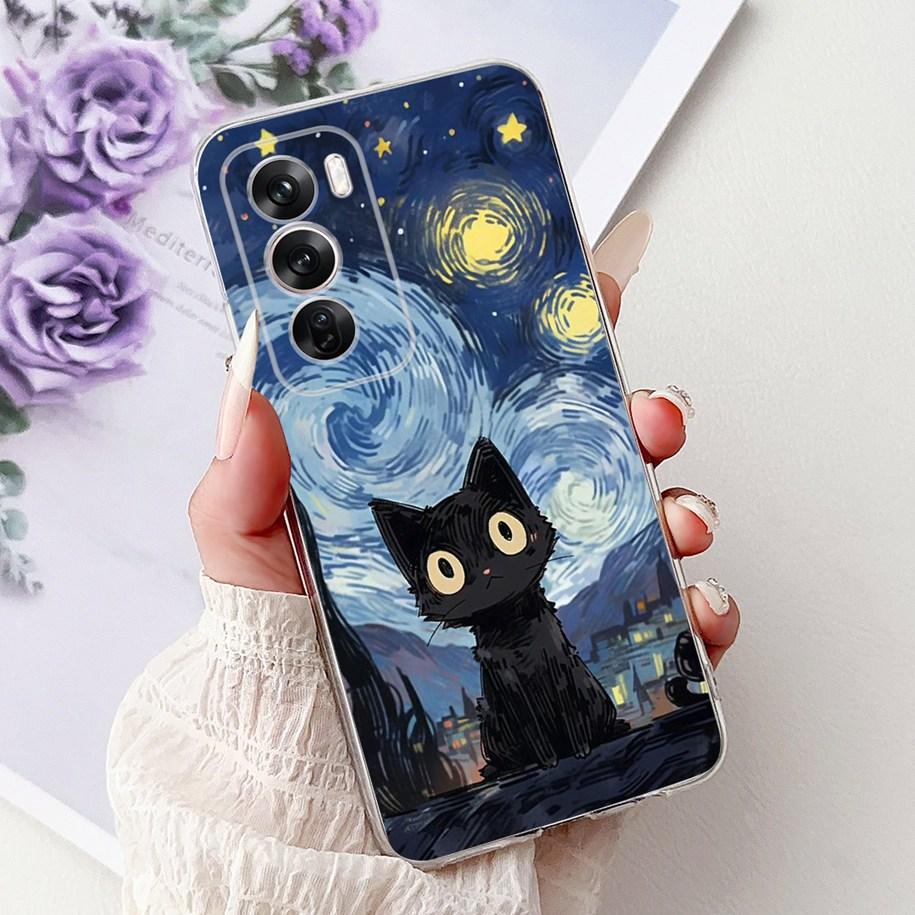 For OPPO Reno12 Pro 5G Case CPH2629 Cover Transparent Silicone Fashion Butterfly Soft Case For Reno 12 CPH2625 Reno 12Pro Fundas