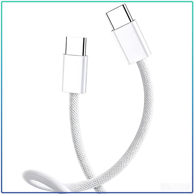 Original Apple Braided Type‑C To Type‑C Cable 1 Meter Stable Power Delivery Durable USB‑C Charging Cord Universal For iOS Android Devices