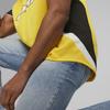 Puma Color-Block Loose V-Neck Pullover Short Sleeve T-Shirt Unisex Tops Belle-Yellow 627936-68
