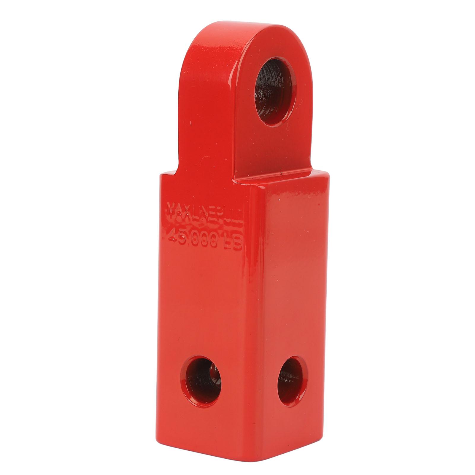 

Shackle Hitch Receiver 23T Breaking Strength Carbon Steel for Trucks SUVs 4x4 Off Road Vehicles Recovery Red