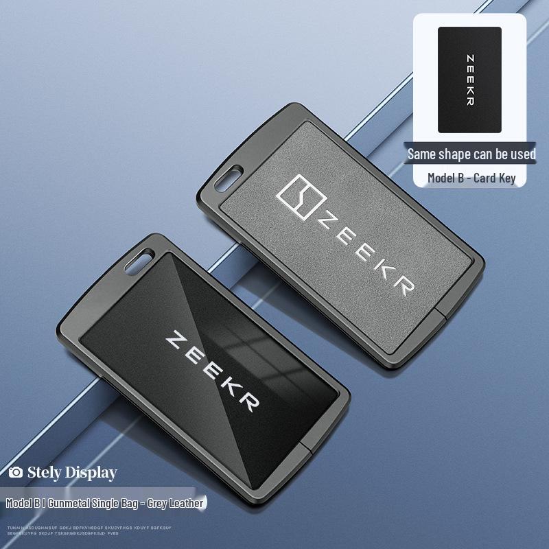 Custodia per Chiave Bluetooth Zeekr 001/009 con NFC Fibbia a Guscio da Uomo Zeekr X