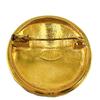 CHANEL COCO Mark Stylish Outing Matrasse Brooch  gold Women Used