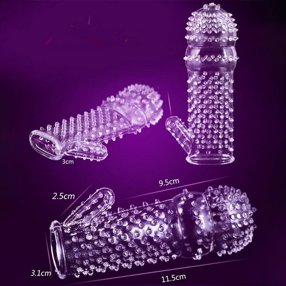 5 buc. Prezervativ pentru extinderea penisului, manșon de mărire a penisului, prezervativ de cristal pentru bărbați, prezervativ pentru ejaculare întârziată, jucării sexuale pentru adulți pentru bărbați