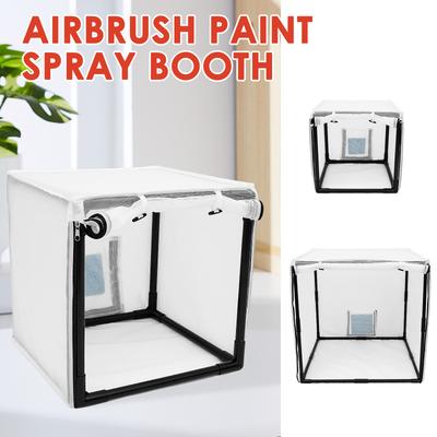 5/29,5 Zoll Airbrush-Farbspritzkabine Abnehmbare Spritzkabine Tragbare Spritzwerkzeuge für ferngesteuerte Spielzeugautos