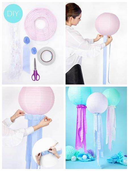 Round Paper Lantern 25 White 1 Piece