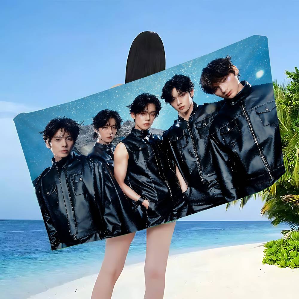 Kpop T-Tomorrow X T-Together TXT Microfiber Beach Towel Absorbent Quick Dry Soft Yoga Swimming Resort Mountain Climbing Towel