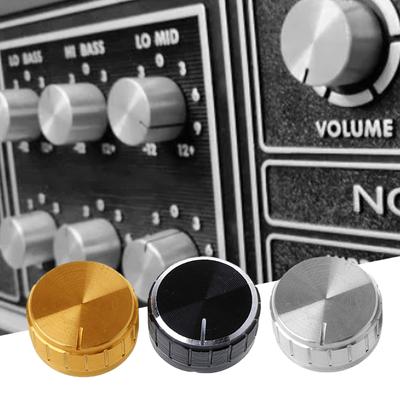 10Pcs Aluminum Alloy Potentiometer Control Knob Guitar Volume Control Knob 6mm Shaft Hole Amplifier Knob Easy To Install