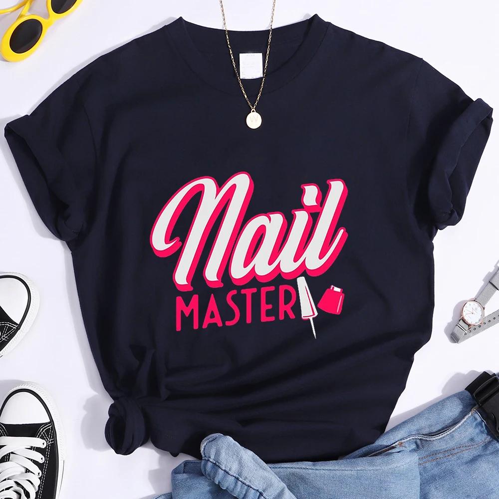 Nail Master Graphic T Shirts Technician Beauty Nail Tech Artist T Shirt Women Funny T Shirts Graphic Tshirt Unisexicure Shop Tops