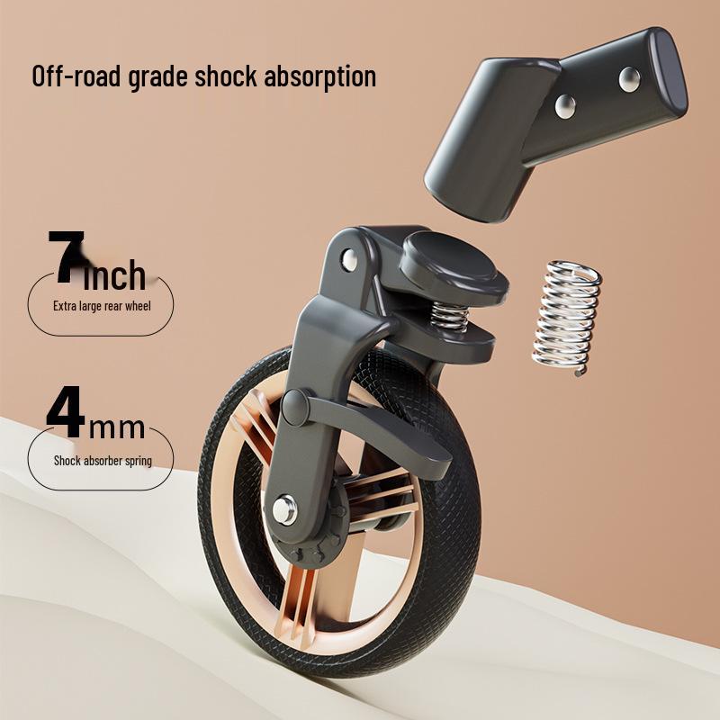 Lightweight Two-Way Foldable Baby Stroller, Sit & Lie, Shock-Absorbing, Umbrella Design for Ages 0-3.