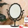 European Style Black Butterfly Dressing Mirror Rotatable Desktop Makeup Mirror  Bathroom