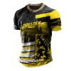 Men Vintage Motorcycle 3d Print Casual Short Sleeve Loose Oversized T-shirts for Men Sweatshirt Men's Top Clothing