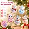 5Pcs Layered Sequin Style Goat Pendant Animal Hanging Decoration  Kids Gift