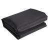Black Portable Folding Bed Cover Furniture Dust Proof Protective Cover for Indoor Outdoor Use