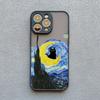 Retro Oil Painting Van-Gogh Cat Phone Case For iPhone 17 16 15 14 Pro Max Plus 13 12 11 Pro Max Mini 16 Plus X XS XR back Shell