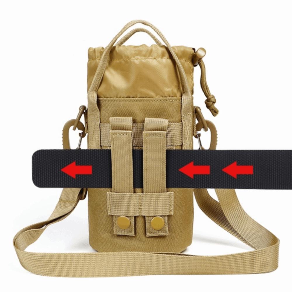 Large Capacity Water Bottle Sling Bag Adjustable Crossbody Sports Bag Gym Bottle Bag  Gym