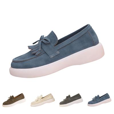 Damenmode Bequem Große Größen - Runde Zehenpartie Flache Schuhe