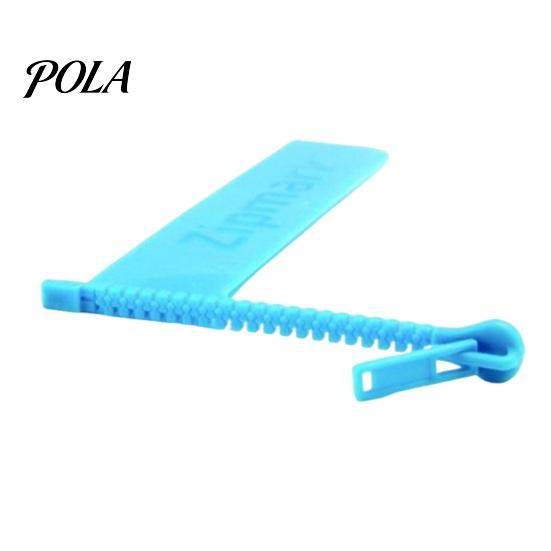 Plastic Book Marker Long Zipper Bookmark for Thick Book, 3D Accessory Page Reading Men & Women, Durable