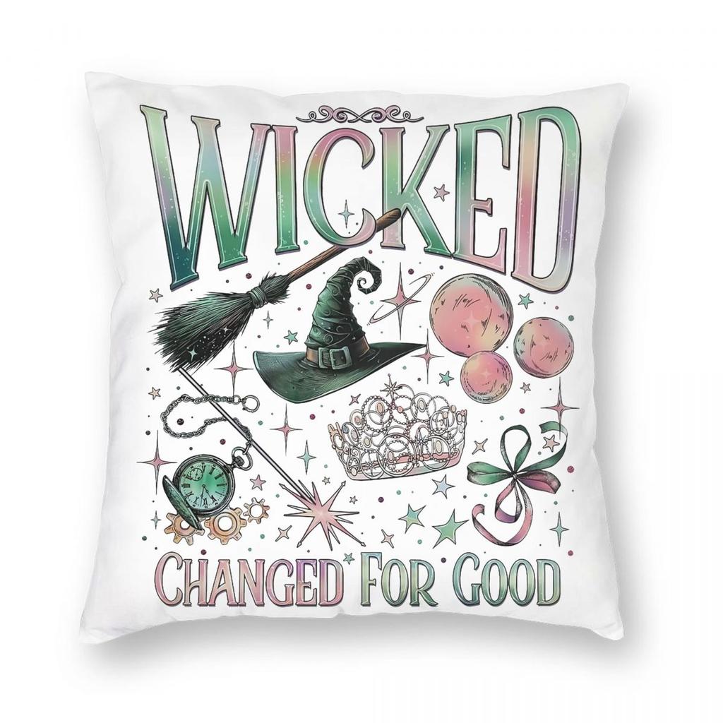 Wicked For Good Glinda Pillowcase Soft Polyester Cushion Cover Decor Throw Pillow Case Cover Home Square cm