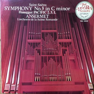 LP Record ERNEST ANSERMET, L'ORCHESTRE DE LA - Saint-saens: Symphony No.3 In C Min SLC6032 LONDON 1973 Japan Obi Classical Used