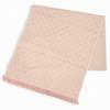 Pristine Scarf GG Wool Scarf Mini Fringe Pink Wool Women 848507 Used
