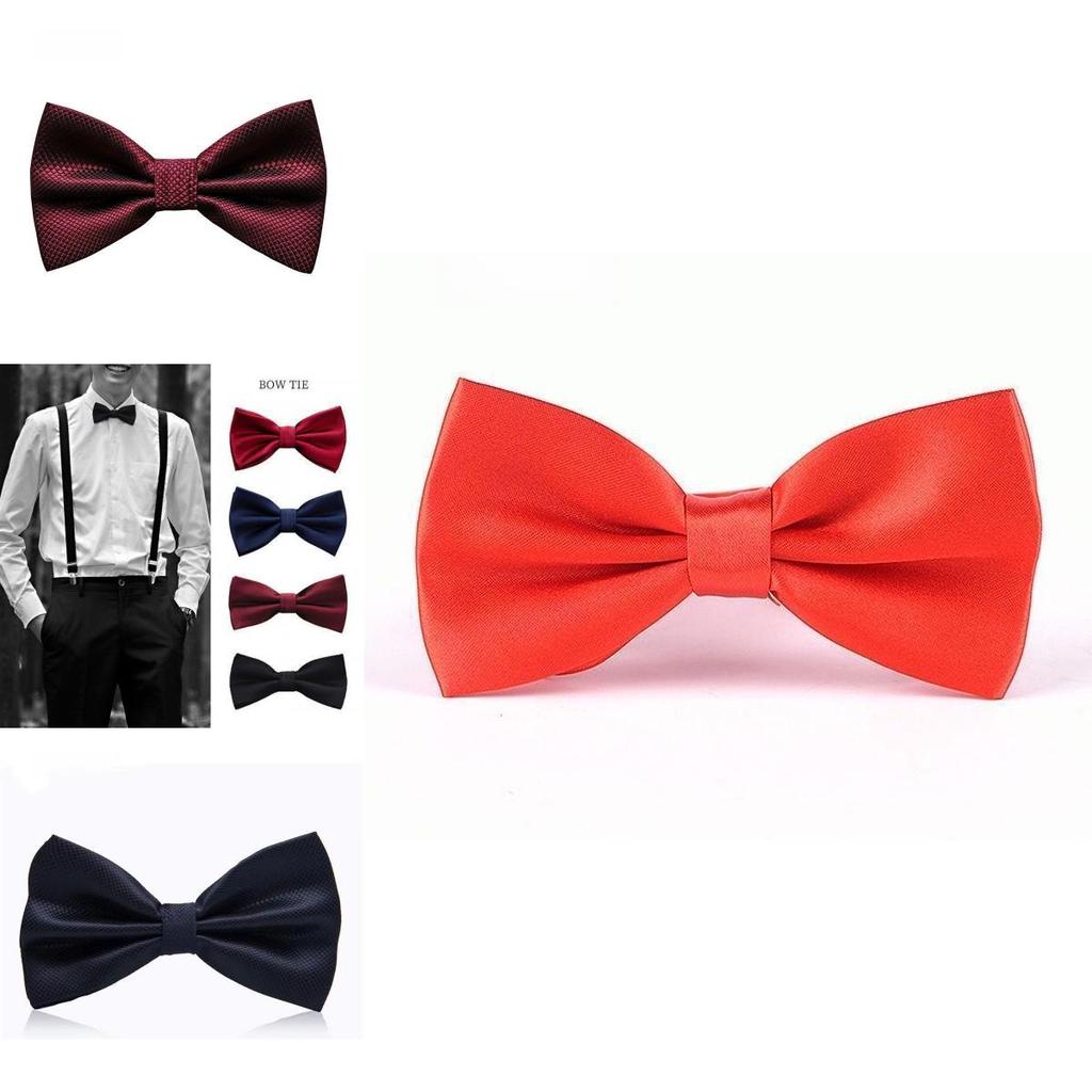Mens Classic Bow Tie For Wedding Attire With Formal Shirt Accessory For Grooms And Groomsmen