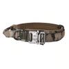Tactical Dog Collar With Handle Adjustable Military Nylon Collar Comfortable & Durable Heavy Duty For Medium And Large Dogs