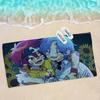 SK8 the Infinity Cartoon Big Microfiber Beach Towels Quick Dry Towel Sand Beach Towels Pool Towel for Travel Swim Pool Yoga