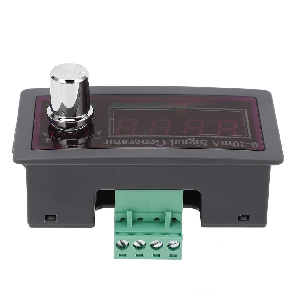 0‑20mA Signal Generator 4 Digits Display Current Analog Simulator DCS Control 15‑28VDC Button Type