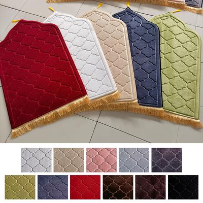 Muslim Prayer Mat Islamic Prayer Mat Triangle Shape Muslim Salat Eid Ramadan For Kids Adults Padded Muslim Prayer Mat
