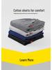 Men's Combed Cotton Casual Loose Five-Point Sleepwear Shorts - Summer Plus Size