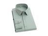 Men's Long Sleeve Bamboo Fiber Formal Shirt - White & Blue, Stretchable, Plus Size Available