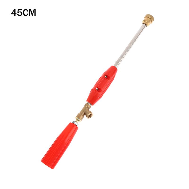 Garden Sprayer Nozzle High Pressure Water Spray Sprinklers Adjustable Power Sprayer Nozzle Spraying Rod Agriculture Tools