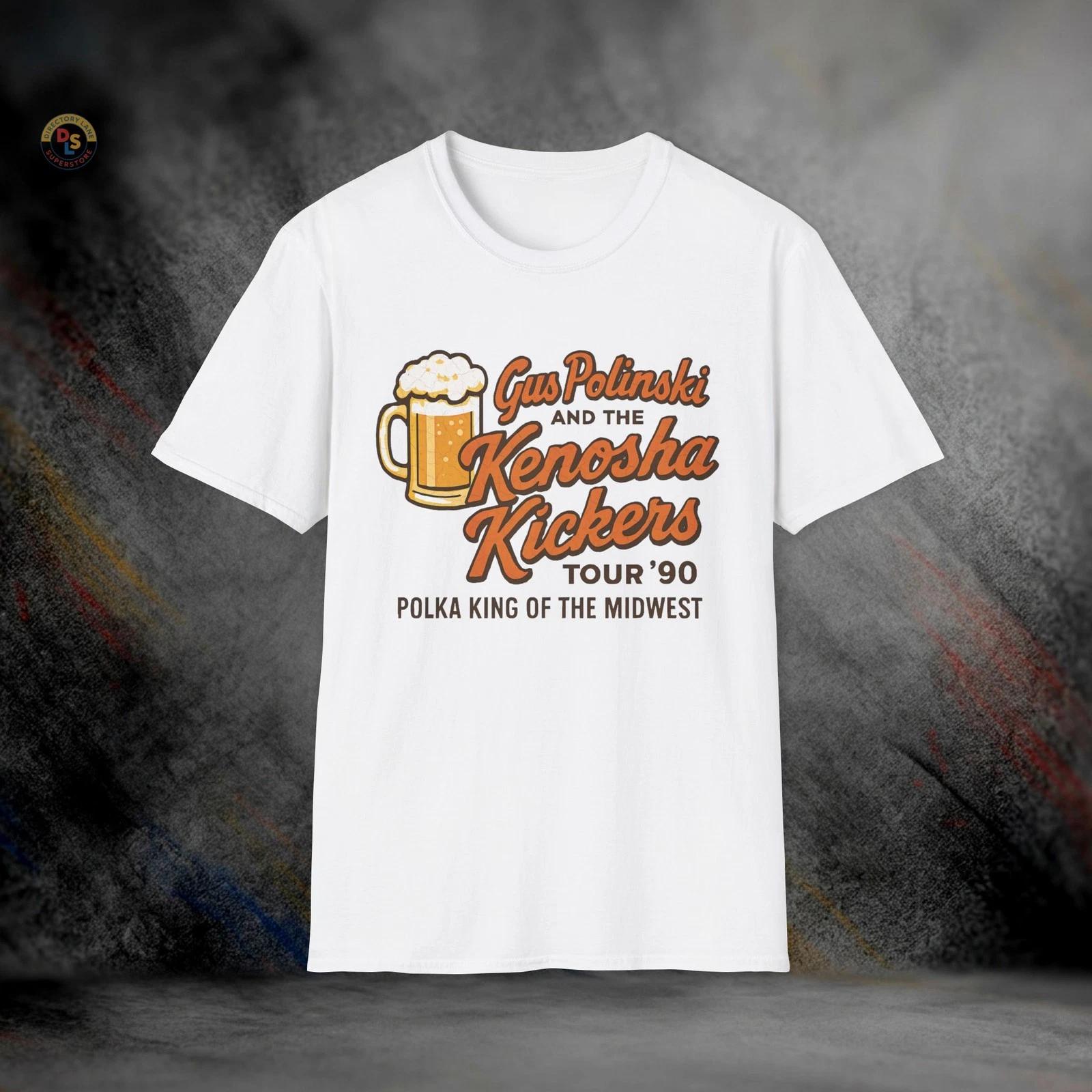 Gus Polinski Kenosha Kickers Polka King T-Shirt | Softstyle Tee XS